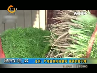 北京：产地转换衔接顺利 蔬菜价格下降
